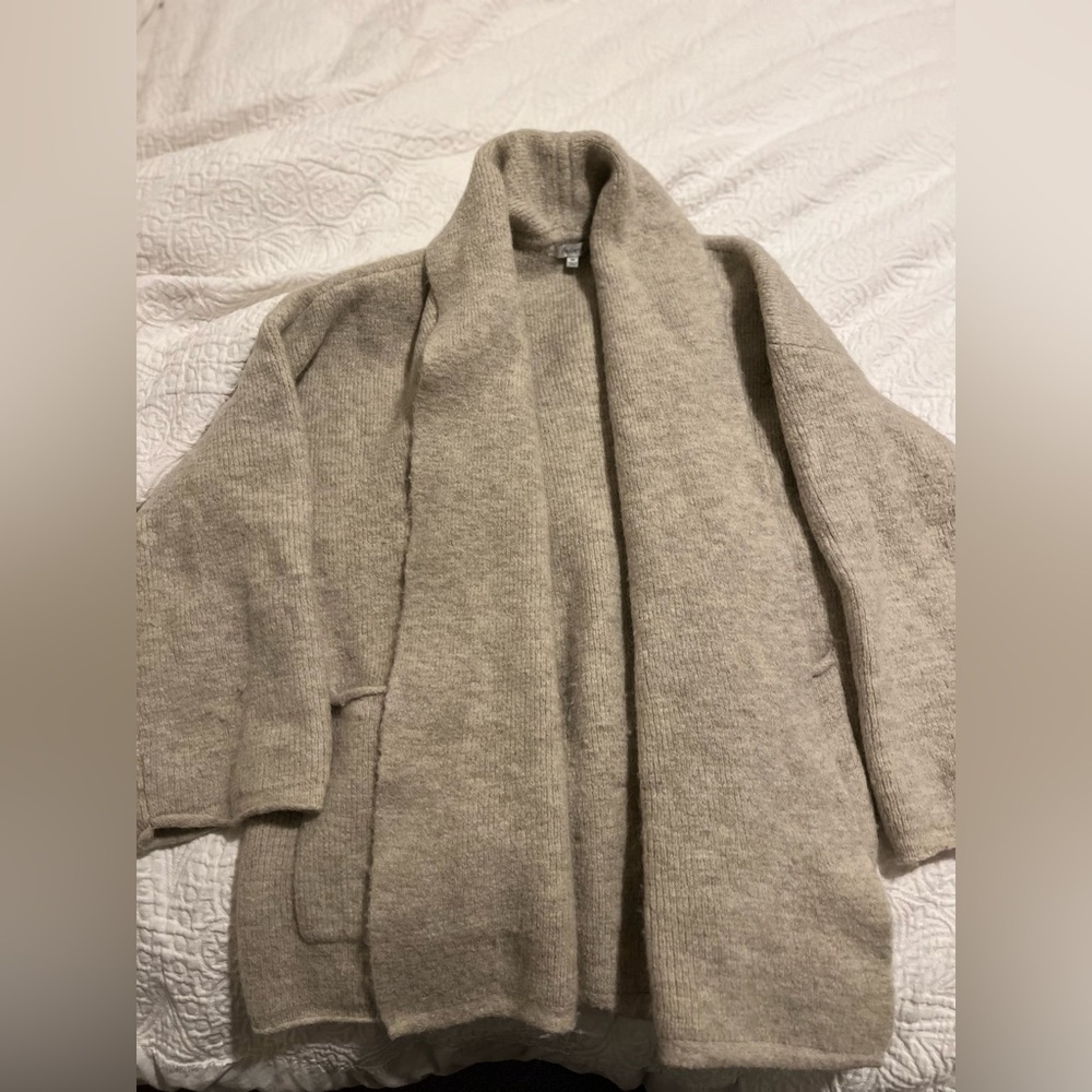 Madewell thick cardigan with pockets